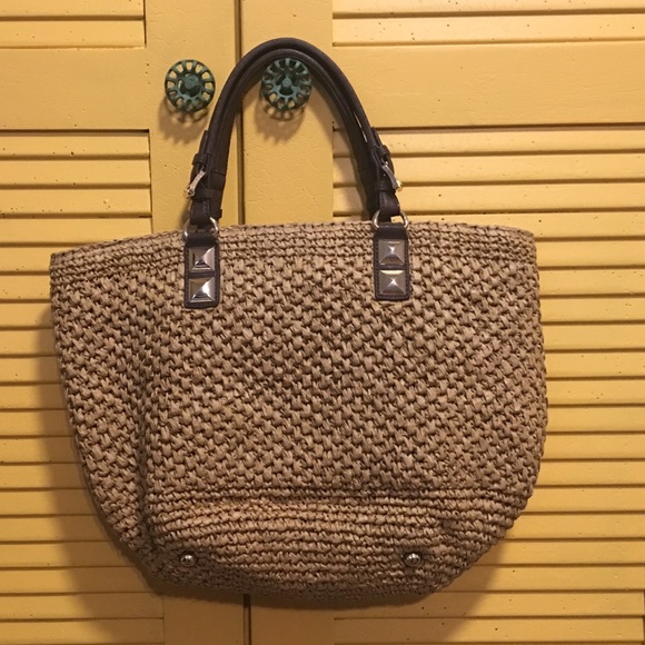 Michael Kors Straw Tote - Picture 2 of 4